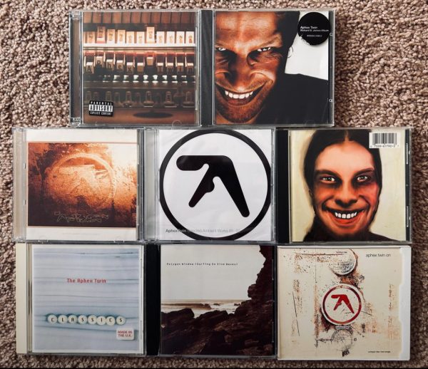 CDs from the musical artist Aphex Twin